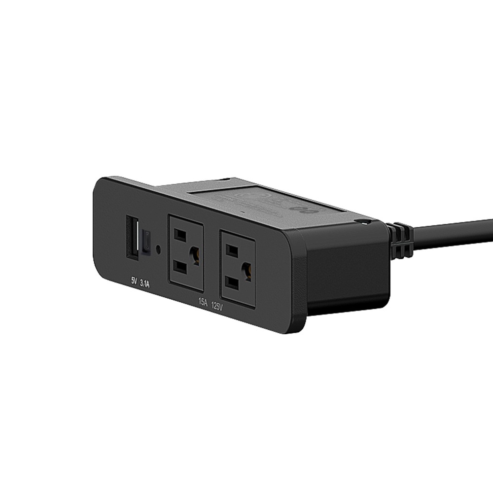 【dayneeds】ST-066-2-1A1C 傢俱專用延長插座 USB Type-C款-細節圖2