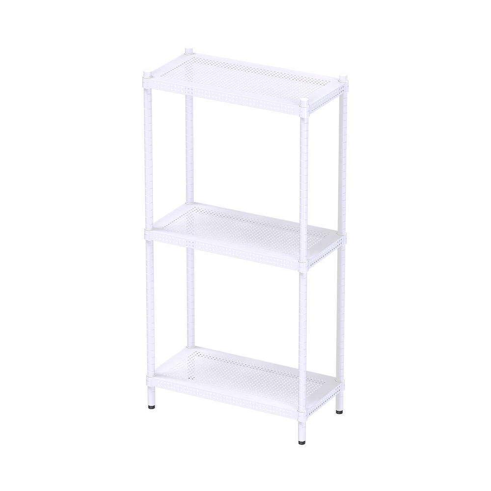 【dayneeds】沖孔 60x30x120公分 三層烤漆架 兩色可選-細節圖2