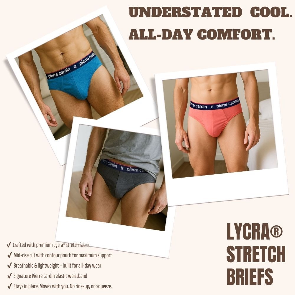 【pierre cardin 皮爾卡登】柔感萊卡速乾舒適三角褲(超值6件組)-細節圖3
