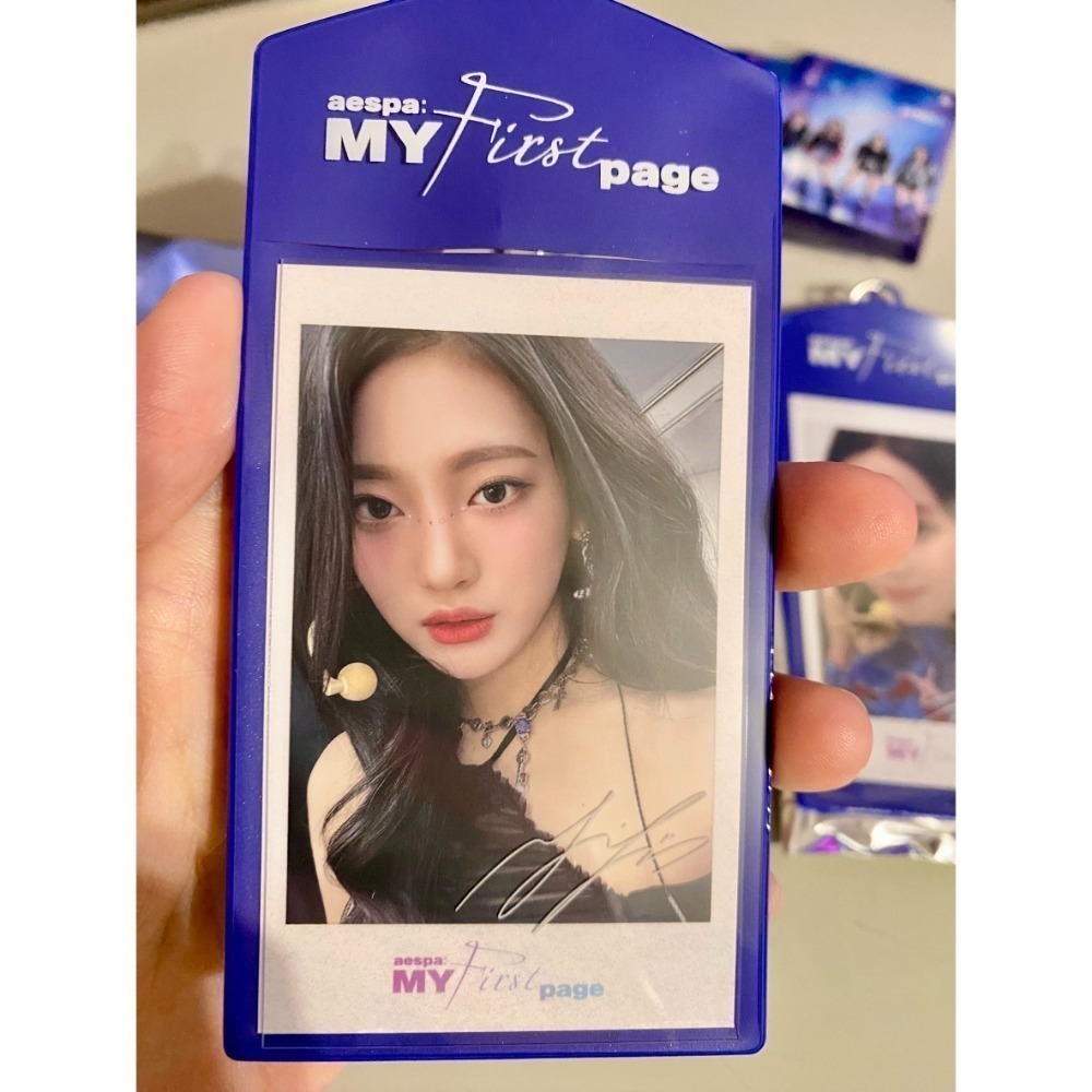aespa  MY First page 電影 日本場特典 鑰匙圈拍立得 紀念票卡 預售票卡-規格圖4