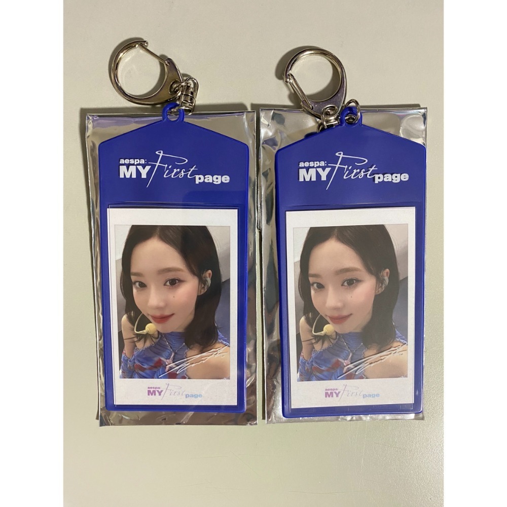 aespa  MY First page 電影 日本場特典 鑰匙圈拍立得 紀念票卡 預售票卡-規格圖4