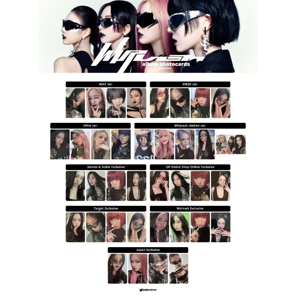 aespa 5th MINI ALBUM WHIPLASH 日本限定版 Beat Speed Japan Ver. 專輯-細節圖7