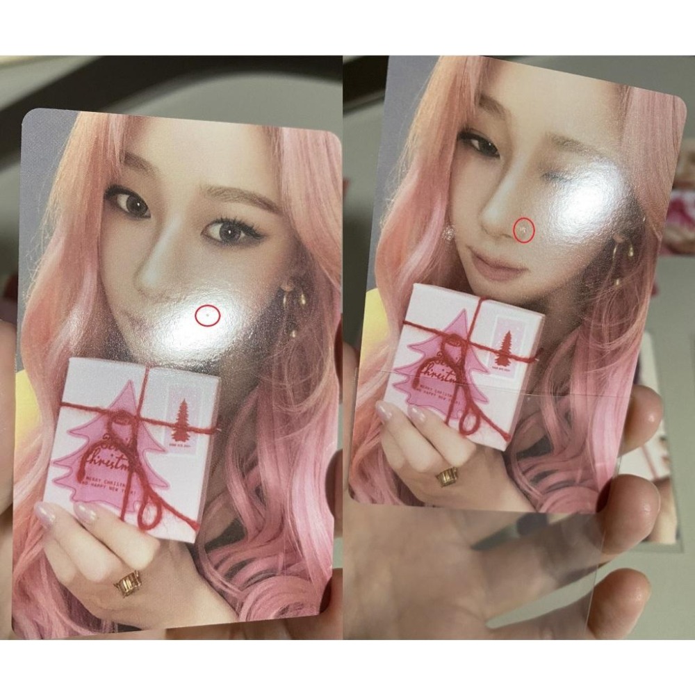 現貨 aespa 2024 PINK CHRISTMAS PHOTO CARD 小卡 雙人卡 聖誕 隨機卡包-細節圖5
