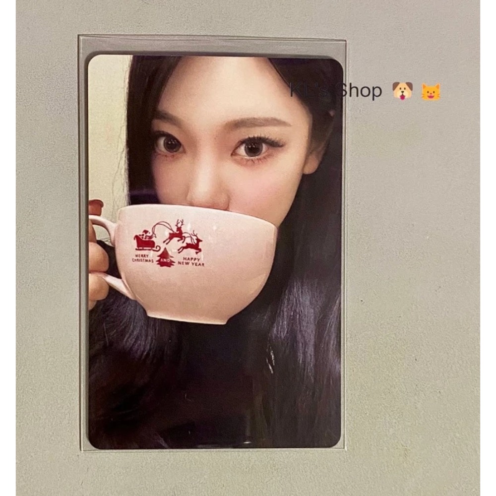 現貨 aespa 2024 PINK CHRISTMAS PHOTO CARD 小卡 雙人卡 聖誕 隨機卡包-規格圖5