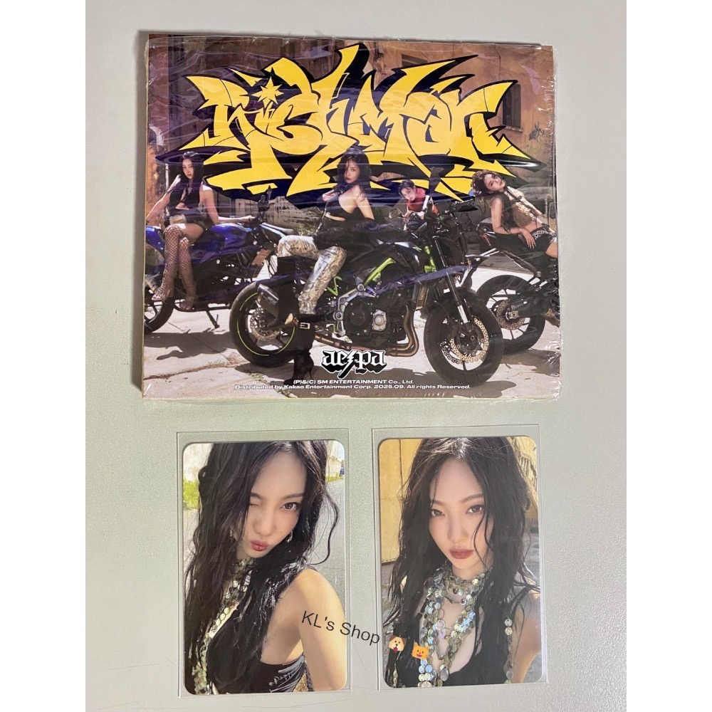 aespa Rich Man 6th mini album 專輯 特典 小卡 華納 塔店 EL幸運卡 BAG BURST-規格圖9