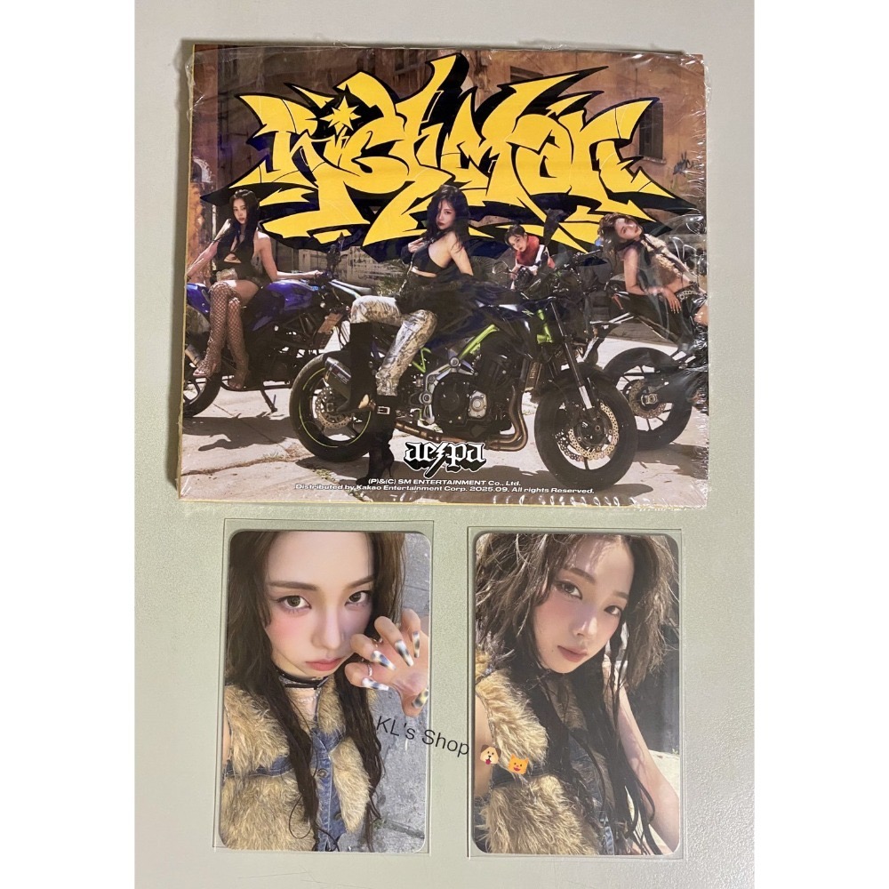 aespa Rich Man 6th mini album 專輯 特典 小卡 華納 塔店 EL幸運卡 BAG BURST-規格圖9