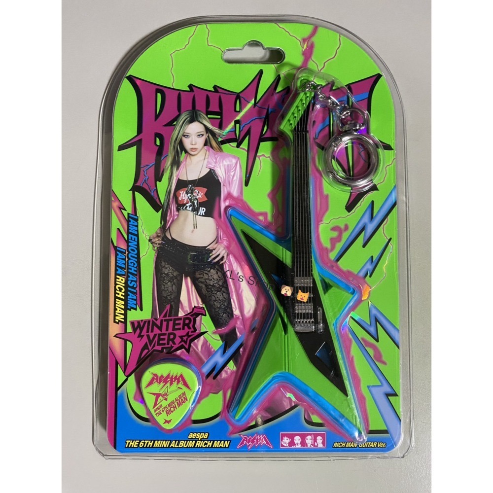 aespa Rich Man 6th mini album 專輯 特典 小卡 華納 塔店 EL幸運卡 BAG BURST-規格圖9