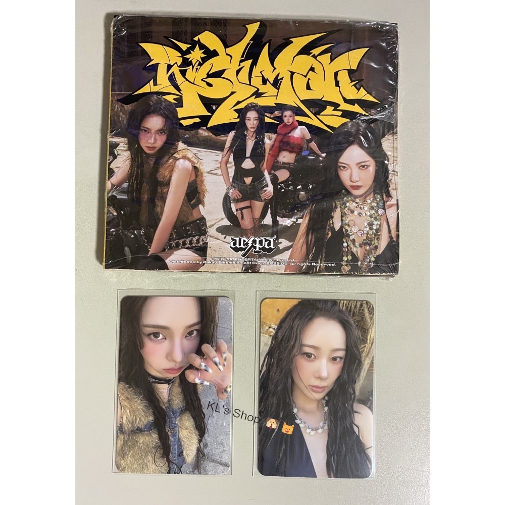 aespa Rich Man 6th mini album 專輯 特典 小卡 華納 塔店 EL幸運卡 BAG BURST-規格圖9