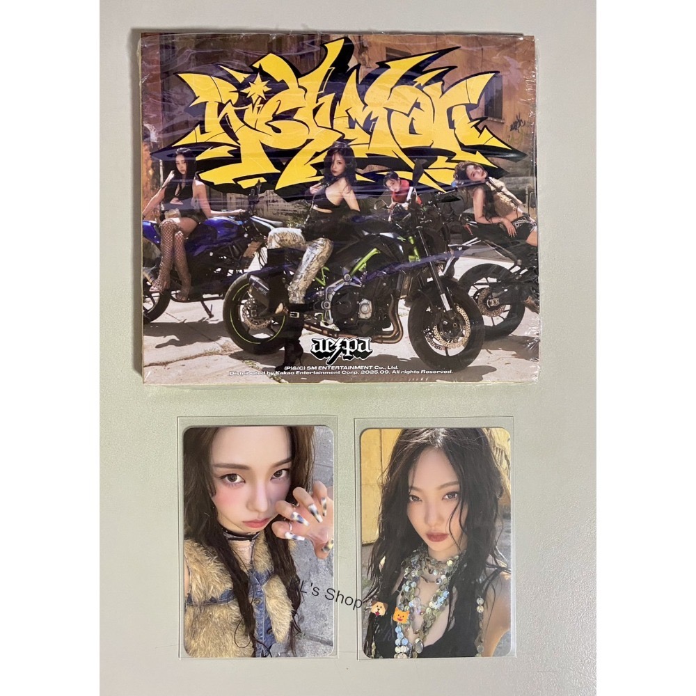 aespa Rich Man 6th mini album 專輯 特典 小卡 華納 塔店 EL幸運卡 BAG BURST-規格圖9