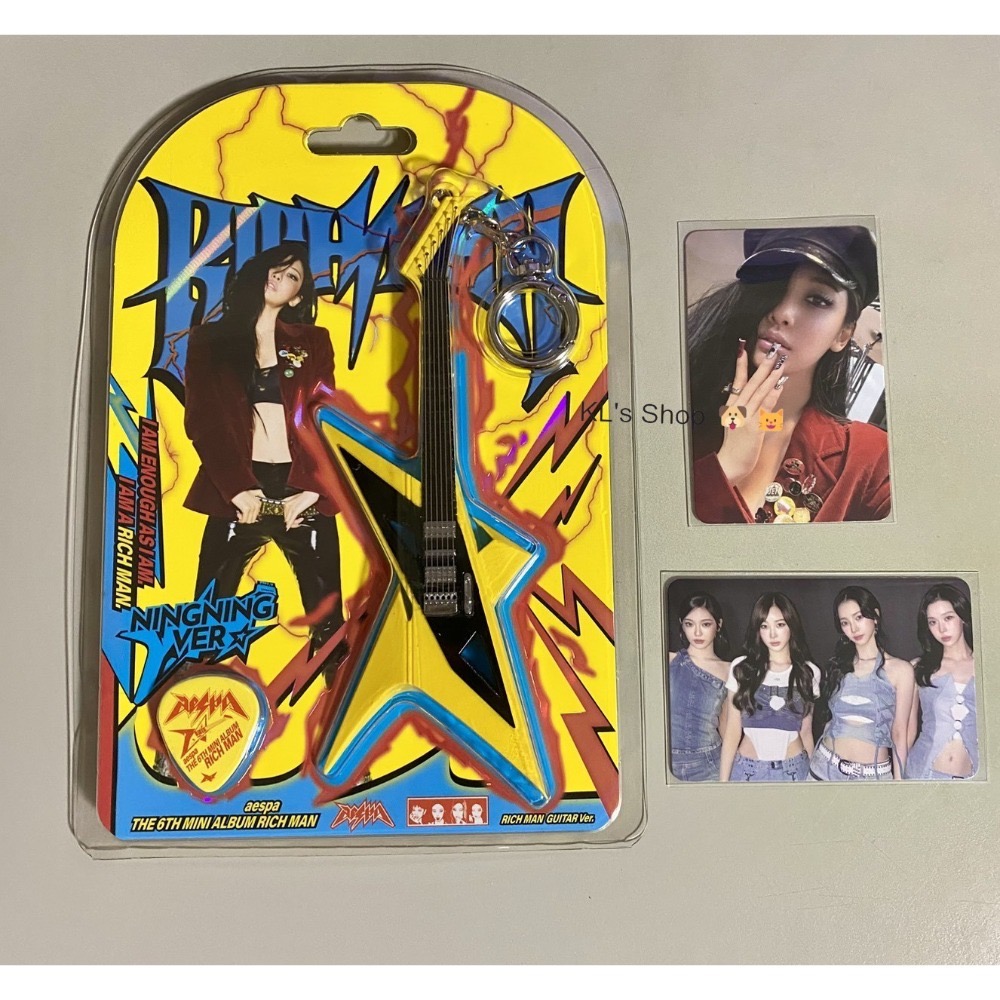aespa Rich Man 6th mini album 專輯 特典 小卡 華納 塔店 EL幸運卡 BAG BURST-規格圖9