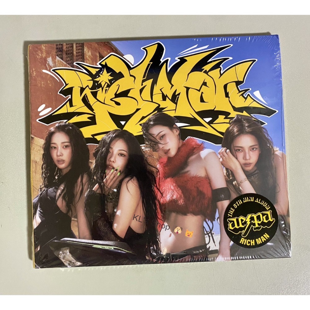 aespa Rich Man 6th mini album 專輯 特典 小卡 華納 塔店 EL幸運卡 BAG BURST-規格圖9