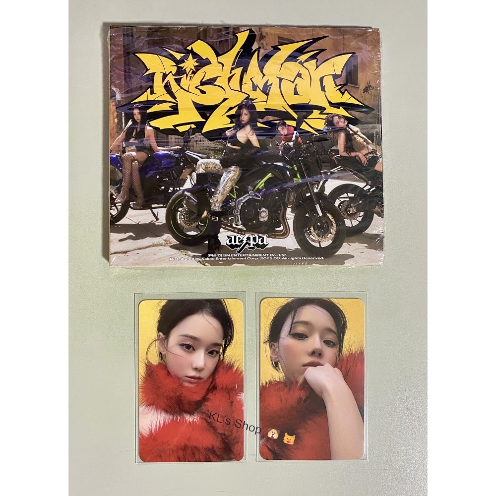 aespa Rich Man 6th mini album 專輯 特典 小卡 華納 塔店 EL幸運卡 BAG BURST-規格圖9