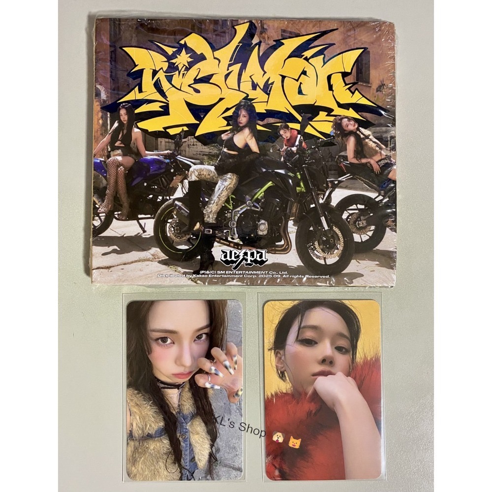 aespa Rich Man 6th mini album 專輯 特典 小卡 華納 塔店 EL幸運卡 BAG BURST-規格圖9