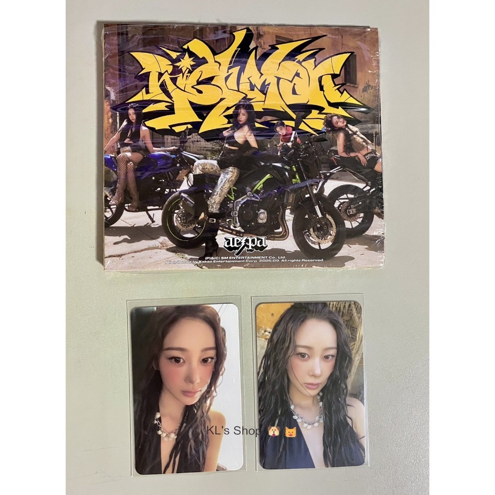 aespa Rich Man 6th mini album 專輯 特典 小卡 華納 塔店 EL幸運卡 BAG BURST-規格圖9