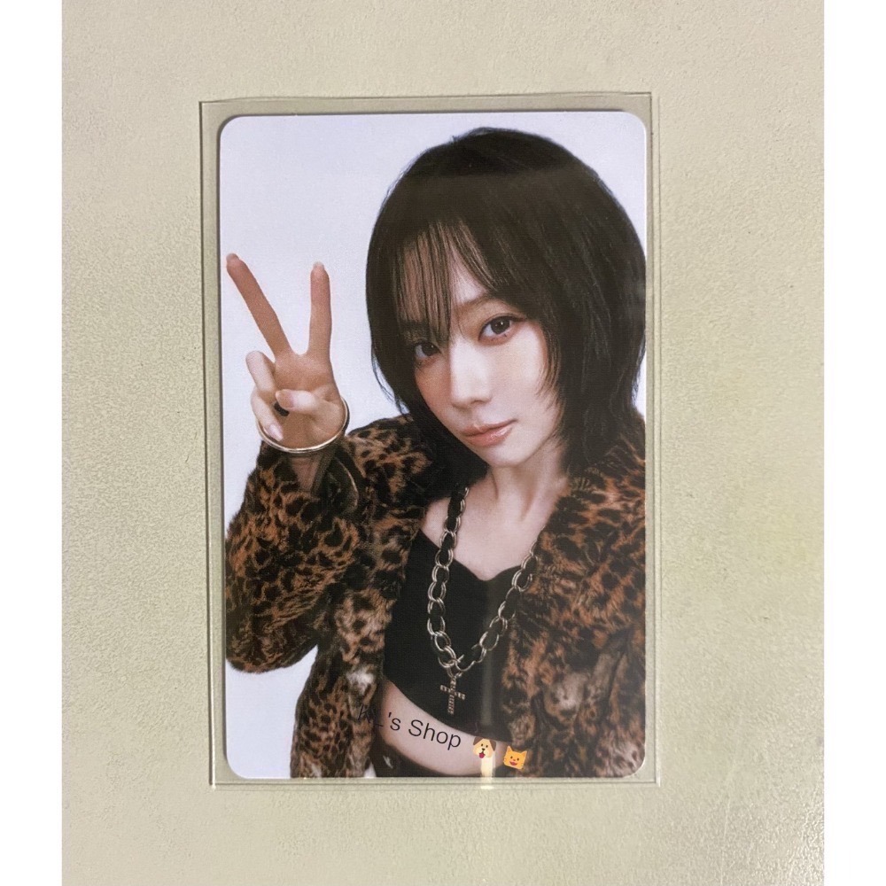 aespa 2025 LIVE TOUR SYNK aeXIS LINE 日本三巡 小卡 大王扇 扇子 印簽 簽名小卡-規格圖9