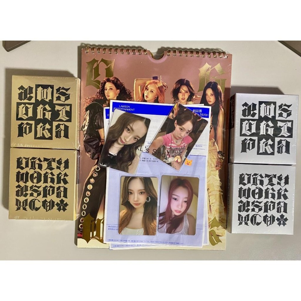 aespa Dirty Work 專輯 單曲 小卡 EL幸運卡 HMV特典 CASE WORKER CODE VER.-細節圖3