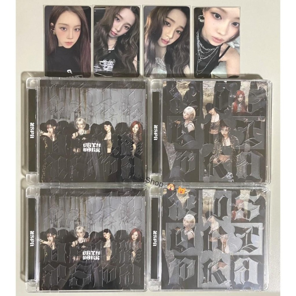 aespa Dirty Work 專輯 單曲 小卡 EL幸運卡 HMV特典 CASE WORKER CODE VER.-細節圖4