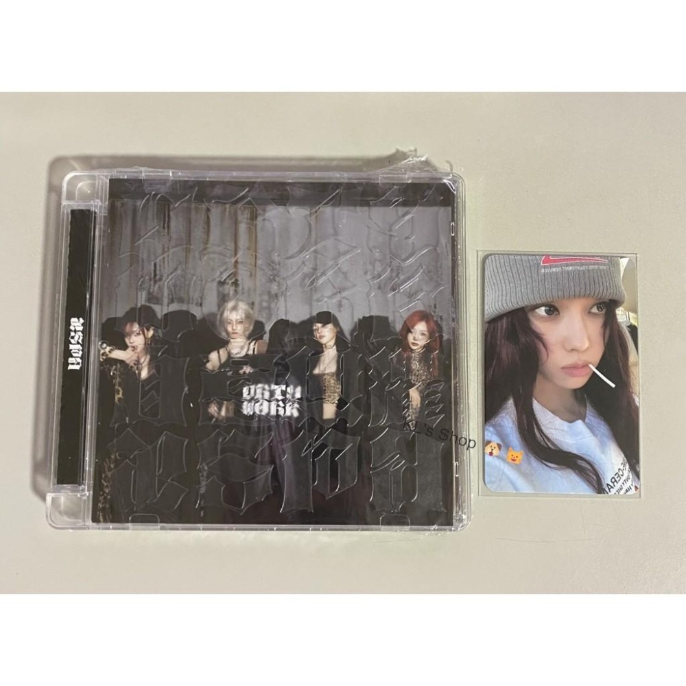 aespa Dirty Work 專輯 單曲 小卡 EL幸運卡 HMV特典 CASE WORKER CODE VER.-細節圖6