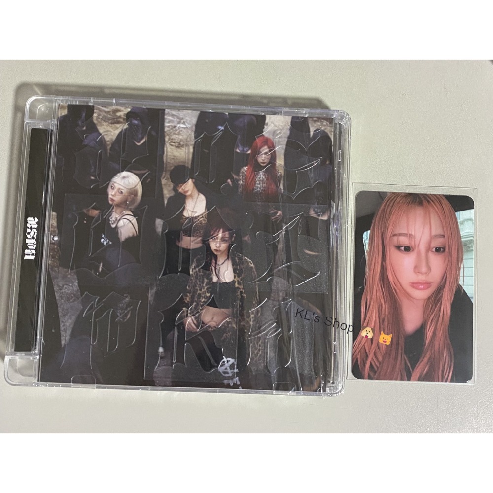 aespa Dirty Work 專輯 單曲 小卡 EL幸運卡 HMV特典 CASE WORKER CODE VER.-規格圖9