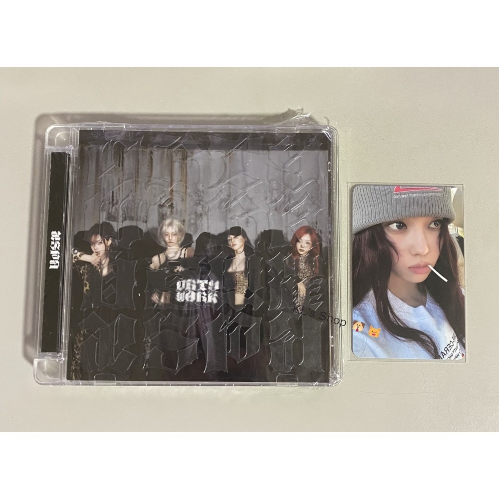 aespa Dirty Work 專輯 單曲 小卡 EL幸運卡 HMV特典 CASE WORKER CODE VER.-規格圖9