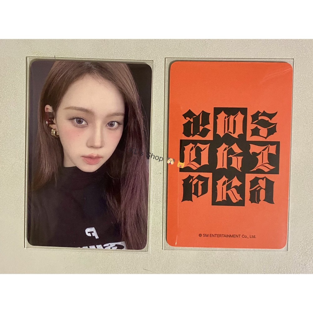 aespa Dirty Work 專輯 單曲 小卡 EL幸運卡 HMV特典 CASE WORKER CODE VER.-規格圖9