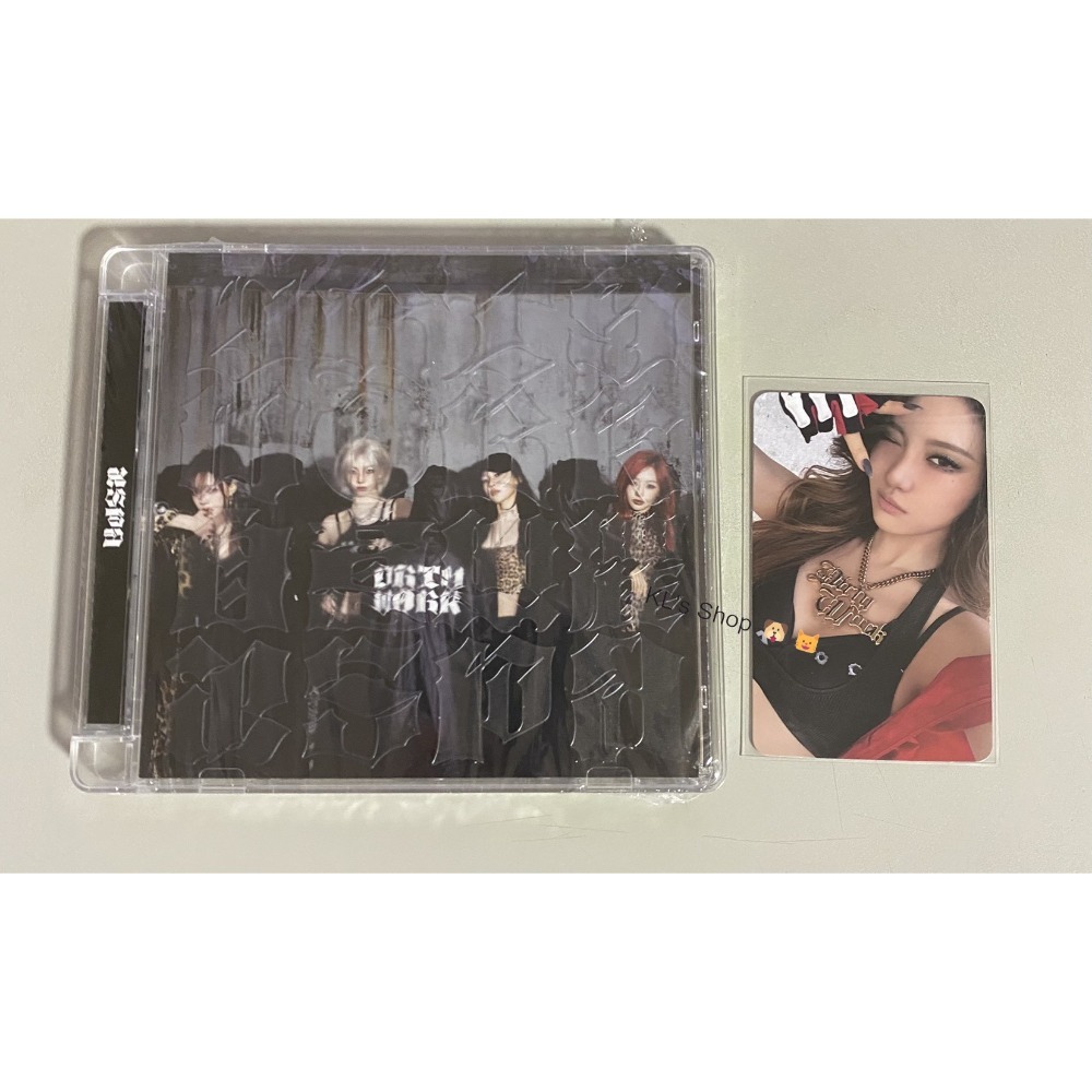 aespa Dirty Work 專輯 單曲 小卡 EL幸運卡 HMV特典 CASE WORKER CODE VER.-規格圖9
