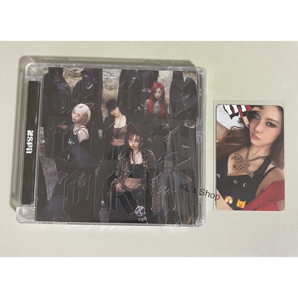 aespa Dirty Work 專輯 單曲 小卡 EL幸運卡 HMV特典 CASE WORKER CODE VER.-規格圖9