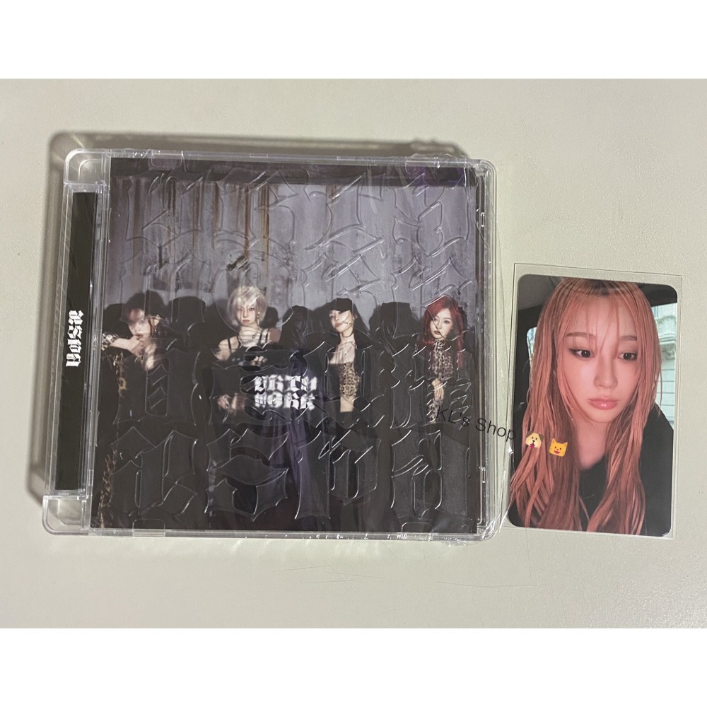 aespa Dirty Work 專輯 單曲 小卡 EL幸運卡 HMV特典 CASE WORKER CODE VER.-規格圖9