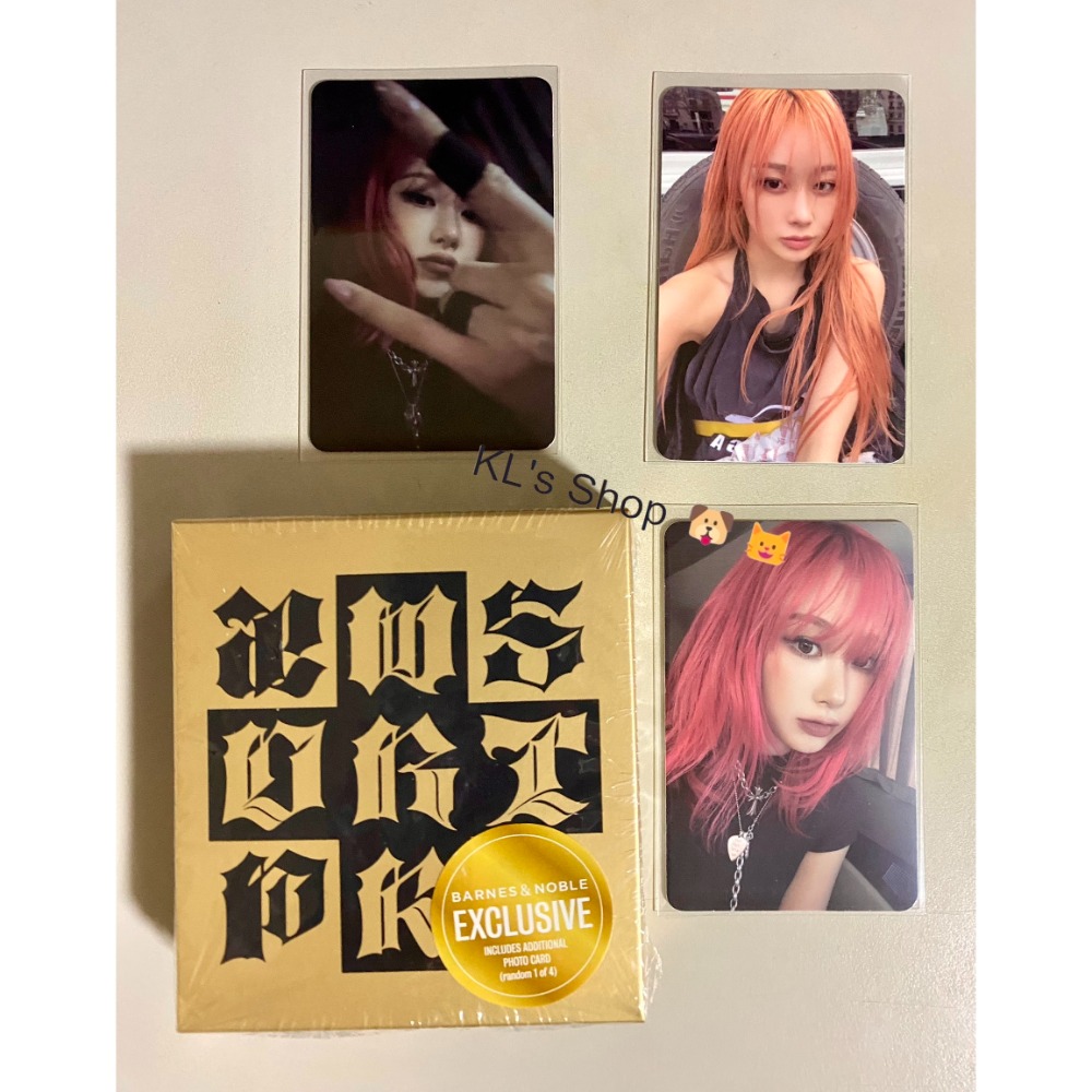 aespa Dirty Work 美版 Target B&N 專輯 單曲 小卡 CASE WORKER VER.-規格圖7