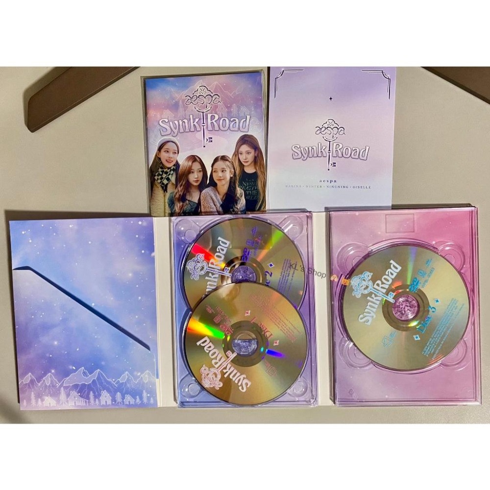 aespaの Synk Road DVD 綜藝 團綜 日版 塔店 hmv 華納 特典 小卡-細節圖3