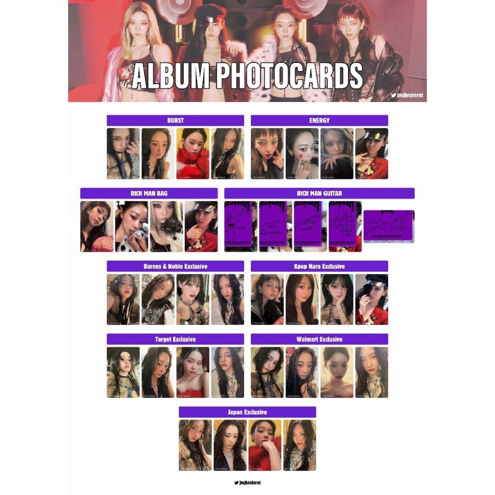 aespa Rich Man 6th mini album TARGET 官網 親簽專輯 特典 小卡 美網 美國-細節圖7