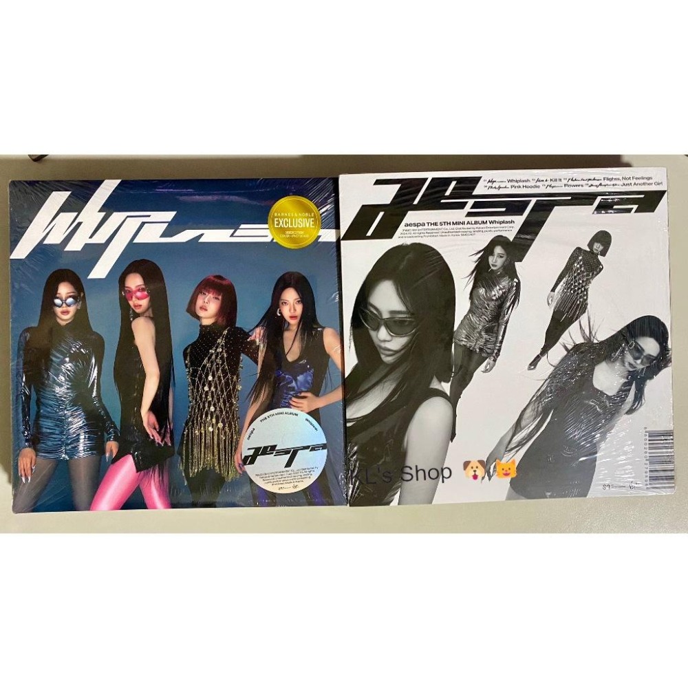 aespa 5th MINI ALBUM WHIPLASH 美版 專輯 Target B&N 美國限定小卡 SPEED-細節圖3