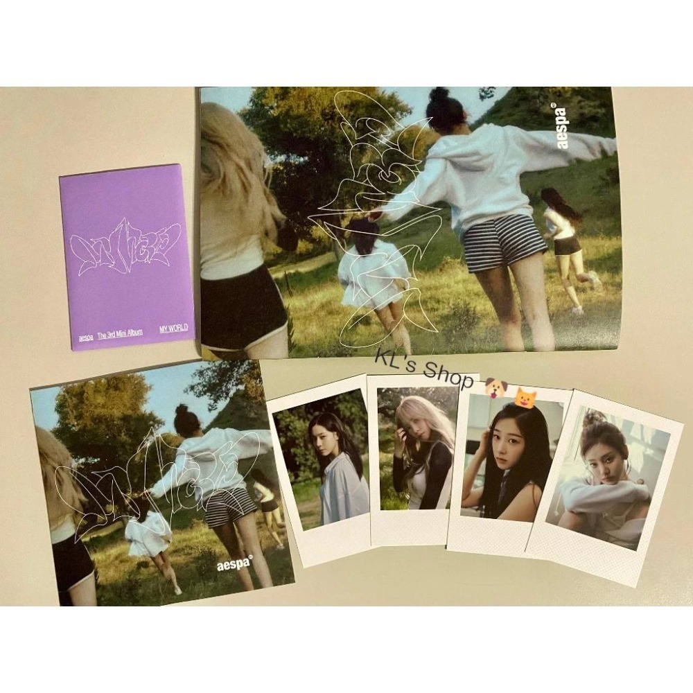 aespa 3rd mini album MY WORLD 專輯 Zine Ver. SPICY WTMW 兩版-細節圖2