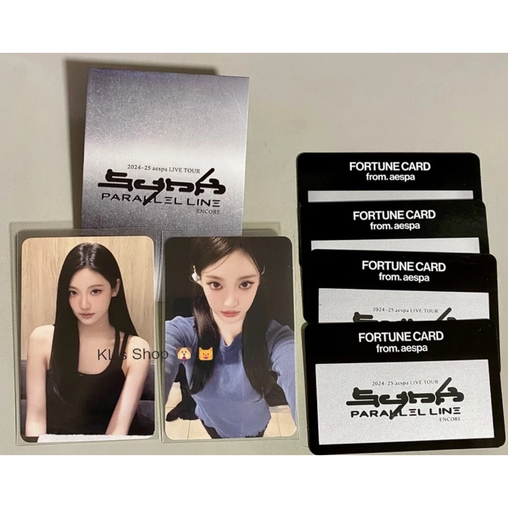 aespa SYNK : PARALLEL LINE ENCORE MD 安可 周邊 小卡 隨機卡包 刮刮卡-規格圖8