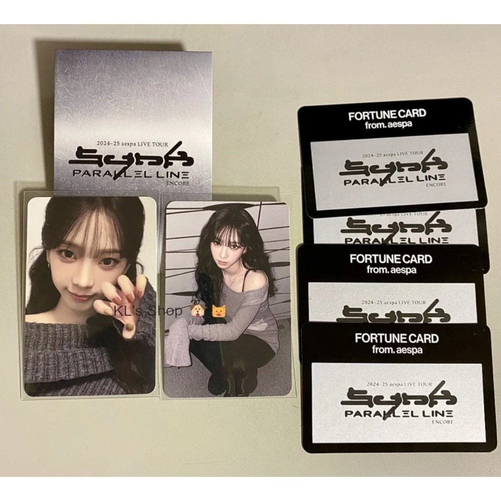 aespa SYNK : PARALLEL LINE ENCORE MD 安可 周邊 小卡 隨機卡包 刮刮卡-規格圖8