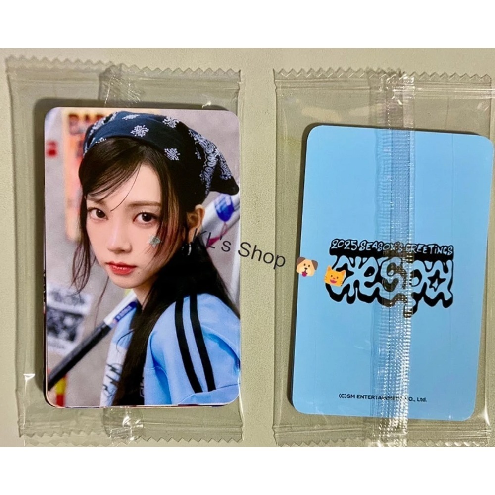 現貨 aespa 年曆 2025 Season＇s Greetings 官方 SM K4 通路 特典 小卡 拍立得-規格圖8