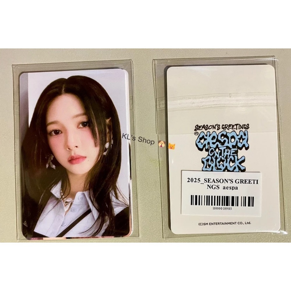 現貨 aespa 年曆 2025 Season＇s Greetings 官方 SM K4 通路 特典 小卡 拍立得-規格圖8