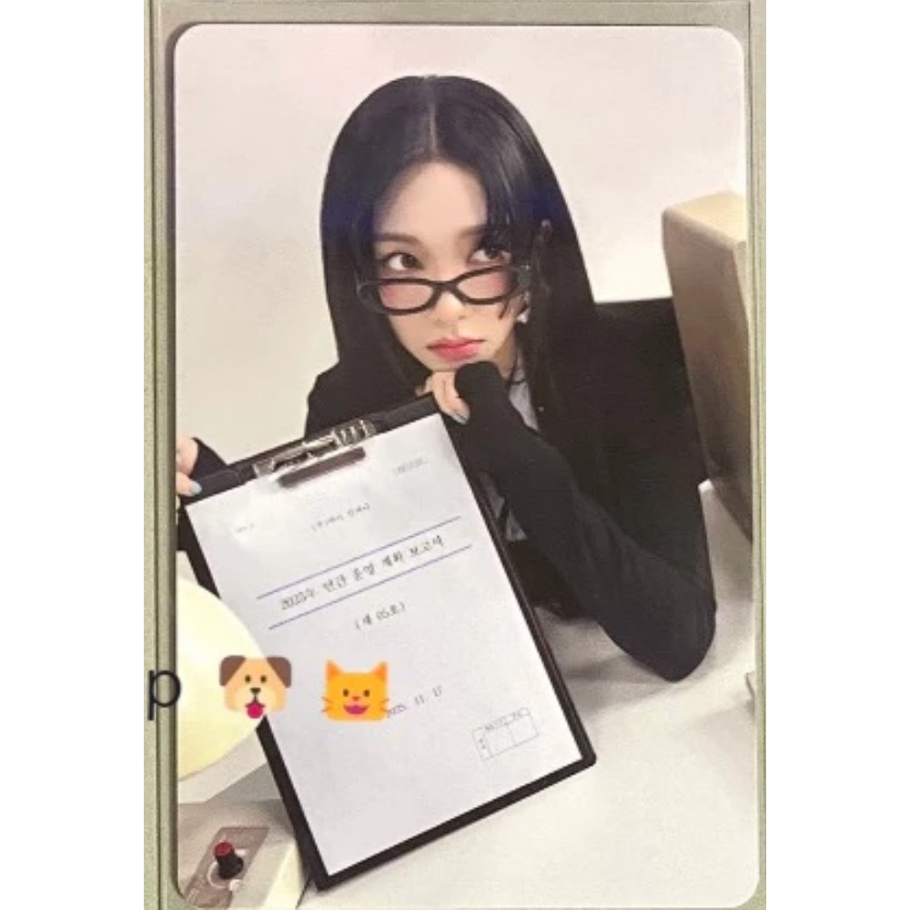 aespa 2025 SM ARTIST SEASON＇S GREETINGS MD 隨機卡包 娃娃 拍立得 照片包小卡-規格圖7