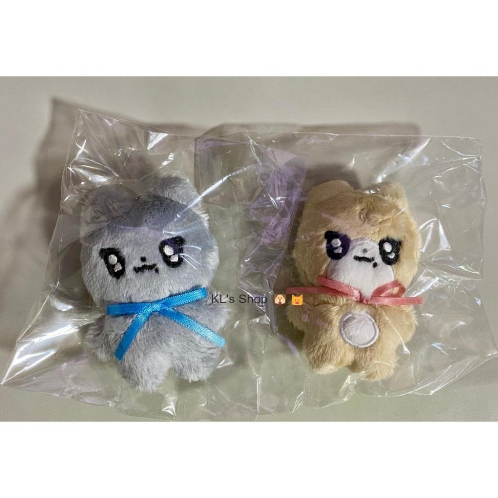 aespa Karina JUST 7cm 小貓 灰貓 起司貓 娃娃 吊飾 玩偶 韓站-細節圖2