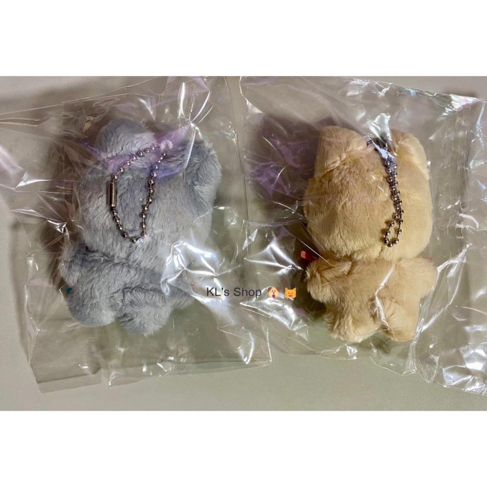 aespa Karina JUST 7cm 小貓 灰貓 起司貓 娃娃 吊飾 玩偶 韓站-細節圖3