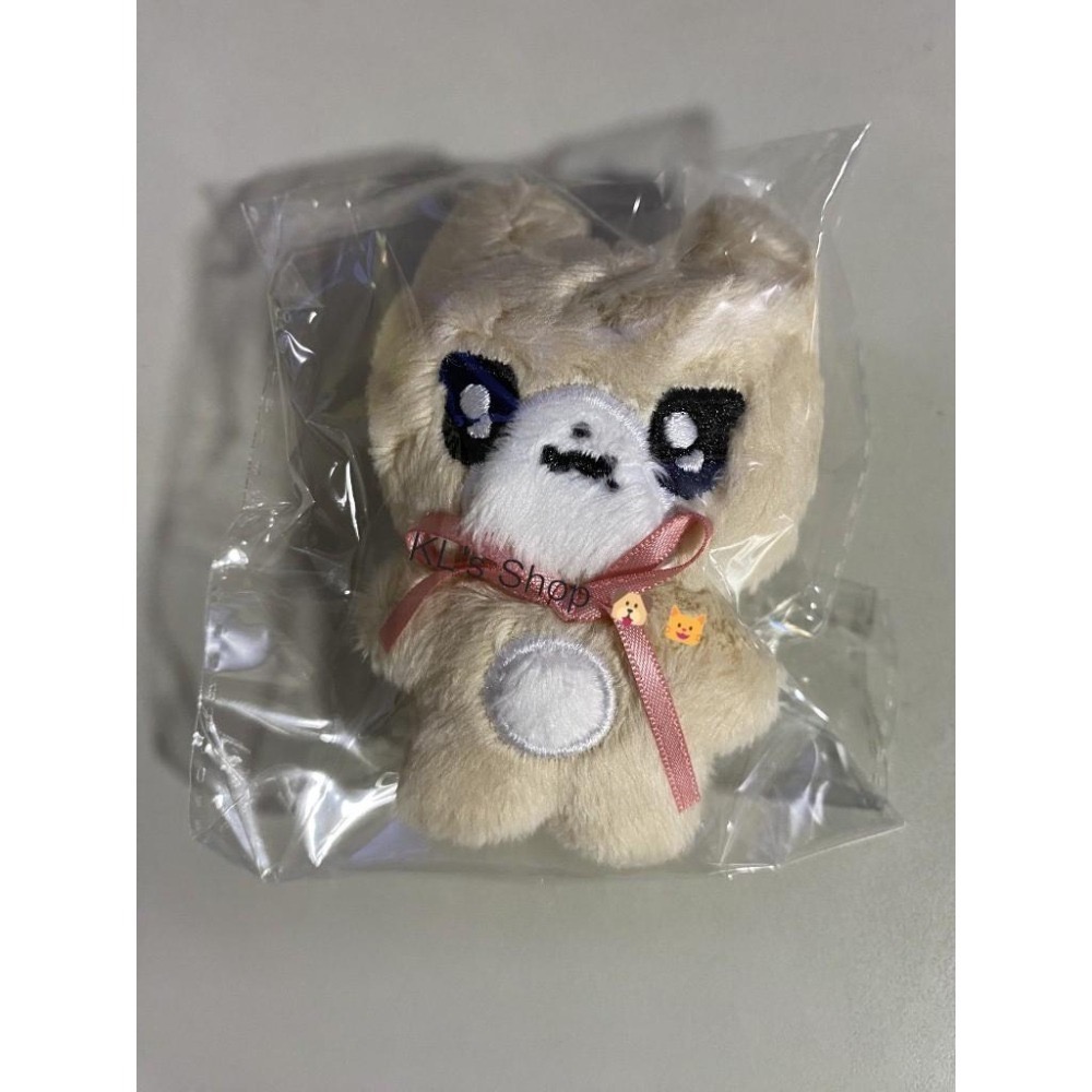 aespa Karina JUST 7cm 小貓 灰貓 起司貓 娃娃 吊飾 玩偶 韓站-細節圖5