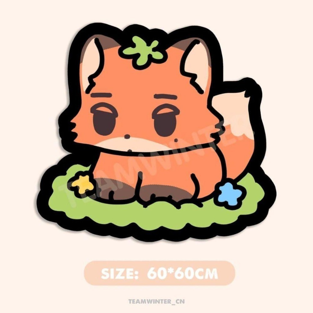 aespa Winter 咖哩狐  咖喱狐 娃娃 韓站 galgyo 咖哩鍋 特典 地毯-細節圖8