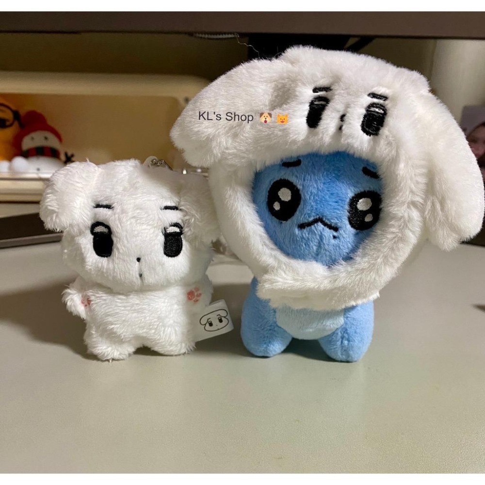 aespa Winter 咖哩狗 咖喱狗 galgyo 娃娃 玩偶 卡套 頭套  20cm10cm 棒球狗 哭哭狗 韓站-細節圖4