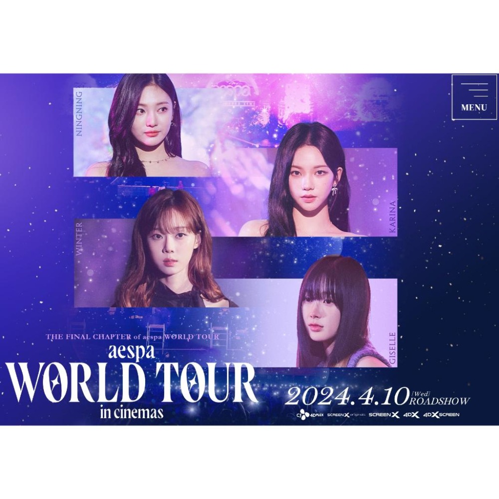 aespa WORLD TOUR in cinemas 電影 特典 日本場限定 小卡 明信片 貼紙-細節圖7