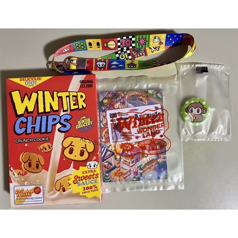 2026 aespa Winter 生咖 galgyo 咖喱狗 旼小鴨 特典 鑰匙圈 貼紙 明信片 小卡 娃娃 環保袋-規格圖10