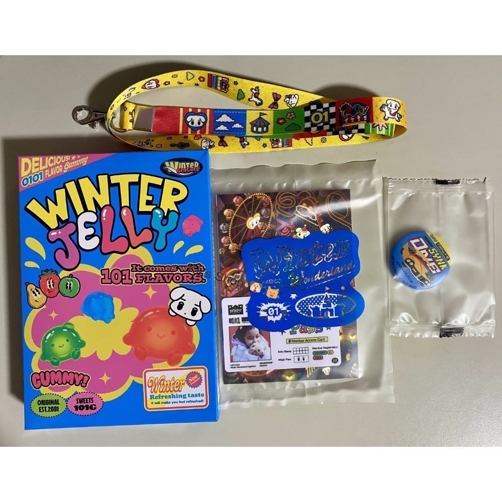 2026 aespa Winter 生咖 galgyo 咖喱狗 旼小鴨 特典 鑰匙圈 貼紙 明信片 小卡 娃娃 環保袋-規格圖10