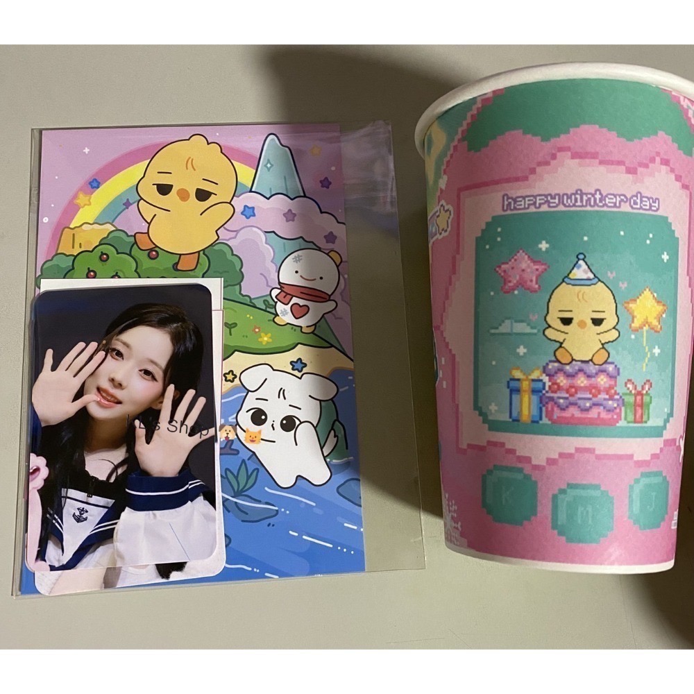 2026 aespa Winter 生咖 galgyo 咖喱狗 旼小鴨 特典 鑰匙圈 貼紙 明信片 小卡 娃娃 環保袋-規格圖10