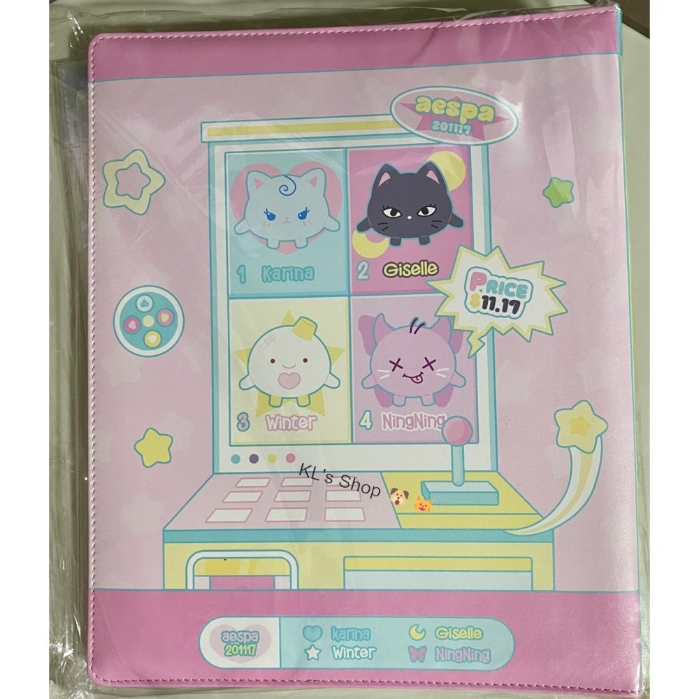 aespa 九宮格 皮質 卡冊 小卡 團站飯製-細節圖2