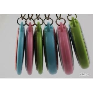 【台灣當天現貨-含稅可開發票】彩色鑰匙圈 胸章耗材 DIY 空白鑰匙鏈材料 三色 單面/雙面 胸章耗材製作-細節圖2