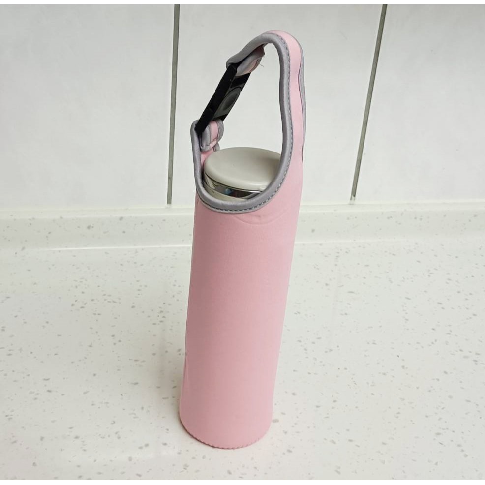 手提保溫杯套 手提杯套 環保提袋 水壺杯套 手壺提袋 環保杯套 水壺套 保溫瓶套《友百貨》-細節圖8